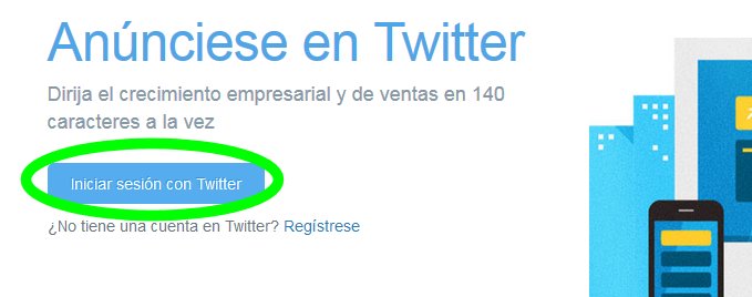 Iniciar sesion twitter ads
